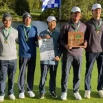 2023 Hudson Boys Golf Team, District Champions