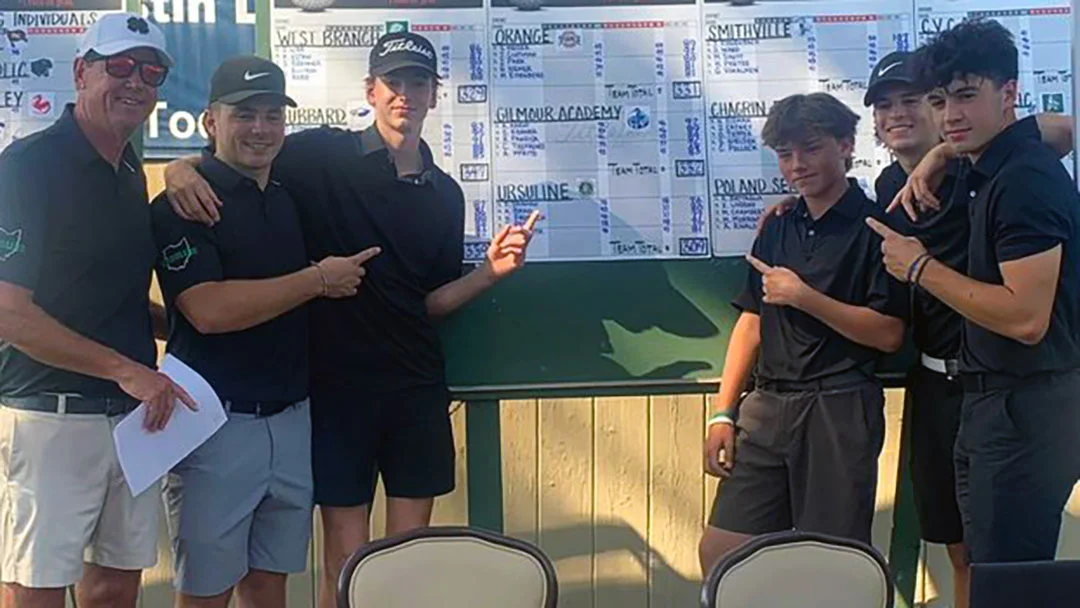 2023 Ursuline Boys Golf Team - District Champs
