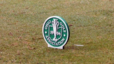 Ohio Golf Association logo tee marker