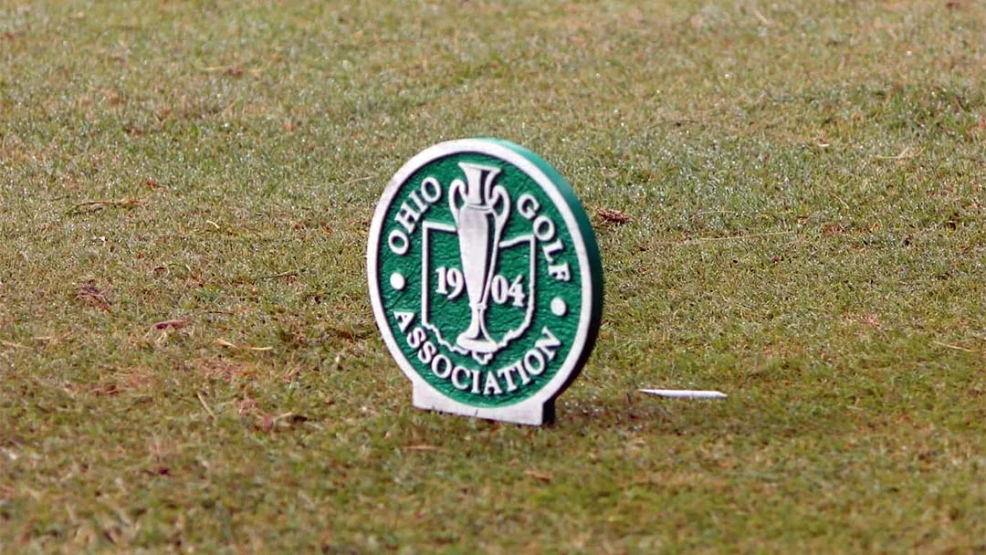 Ohio Golf Association logo tee marker