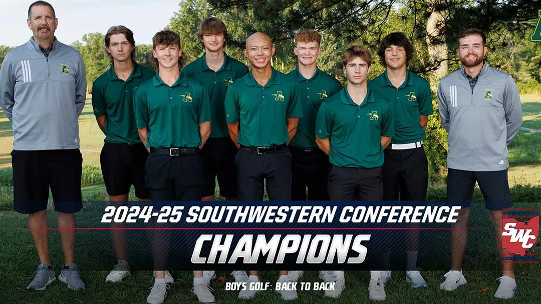 2024 Amherst Steele Boys Golf Team