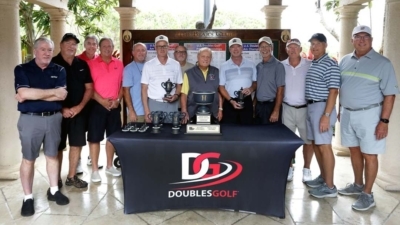 A field of Senior teams at The Bear's Club Doubles Golf National Championship.