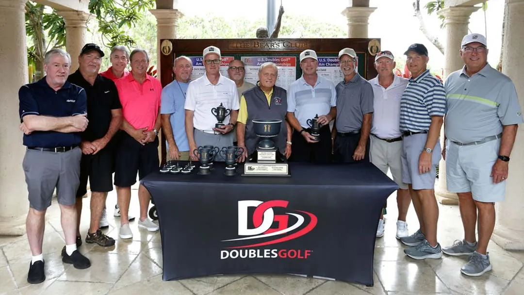 A field of Senior teams at The Bear's Club Doubles Golf National Championship.