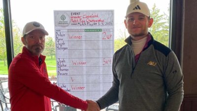 Dylan Dunn (r) 2025 CMG Match Play champion