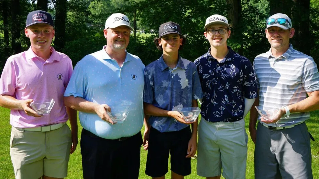 Jackson Ensley, Greg Ensley, Trent Reidel, Caleb Foster, Rob Leonard