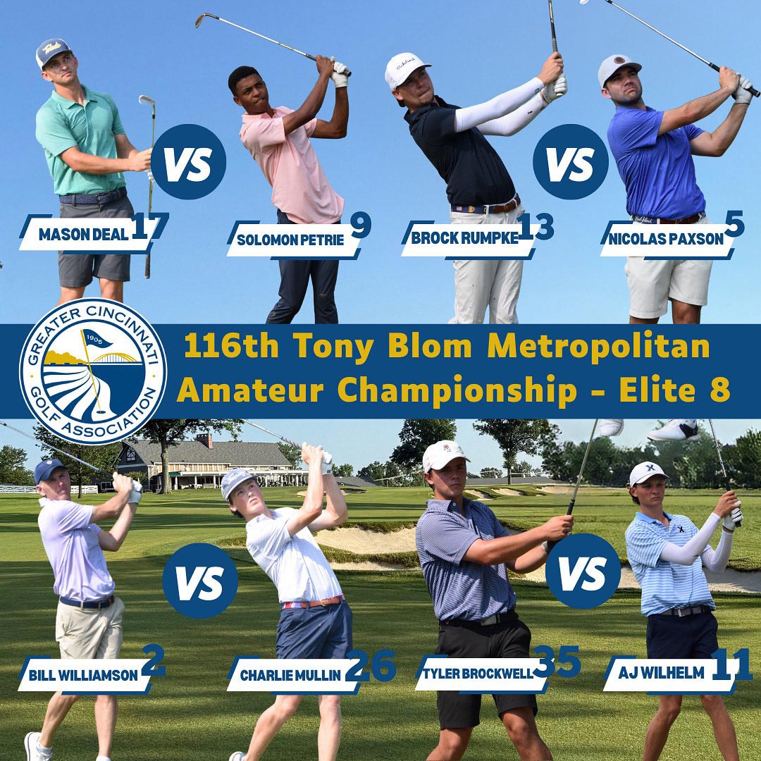 Quarterfinals field: 2025 GCGA Tony Blom Metropolitan Amateur Championship
