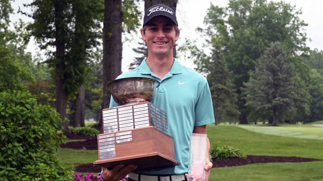 Nolan Haynes, 2025 Northeast Ohio Amateur champion.