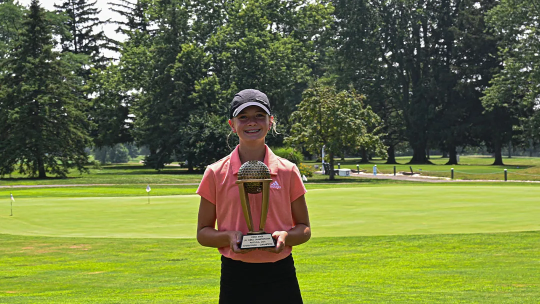 Taylor Harstine Girls 13 and Under winner 2025 WOSGA Junior