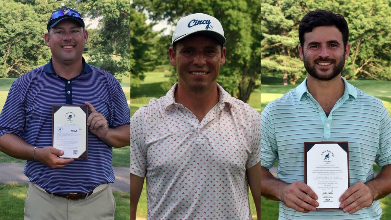 Denver Haddix, medalist Chris Burger, Alex Ebel