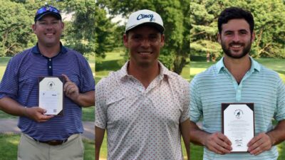 Denver Haddix, medalist Chris Burger, Alex Ebel