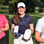Ellen Castle, medalist Sarah Willis, Martha Leach