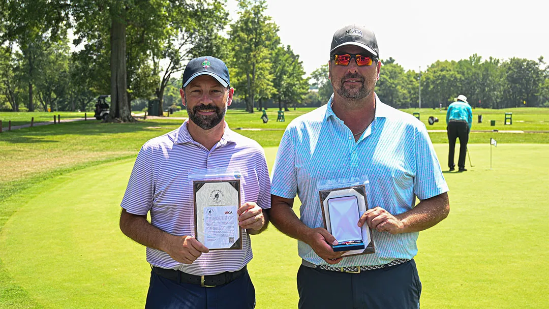 Brian Smith + Casey Schrader Trophy Hold