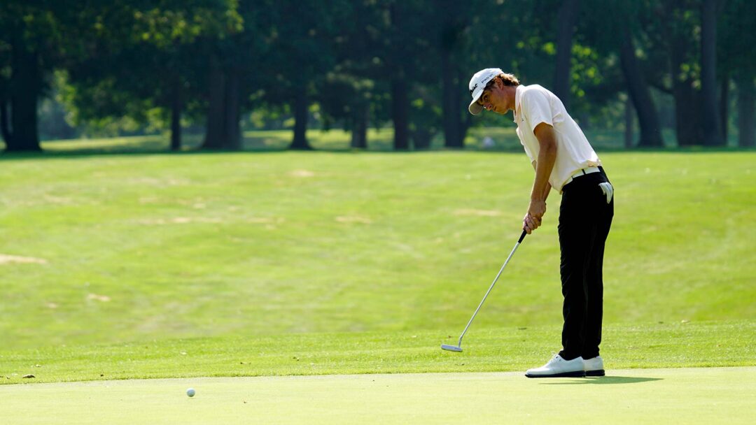 Nolan Haynes putting 2025 Summit County Amateur