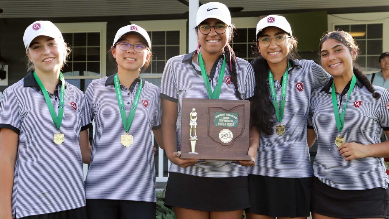 2025 Columbus Academy Girls Golf Team