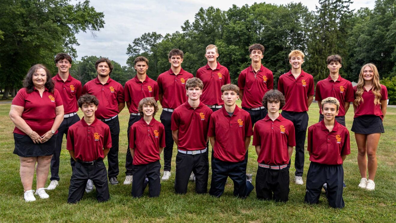 2025 Cardinal Mooney Boys Golf Team