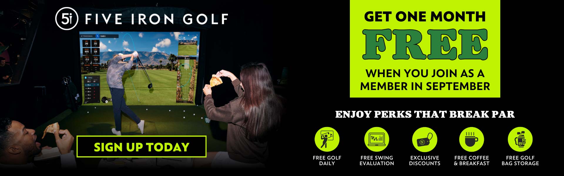 Five Iron Golf Cleveland September Offer