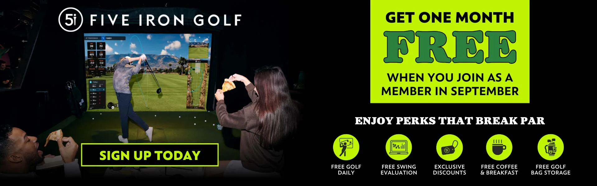 Five Iron Golf Cleveland September Offer
