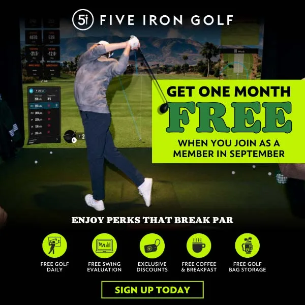 Five Iron Golf Cleveland September Offer